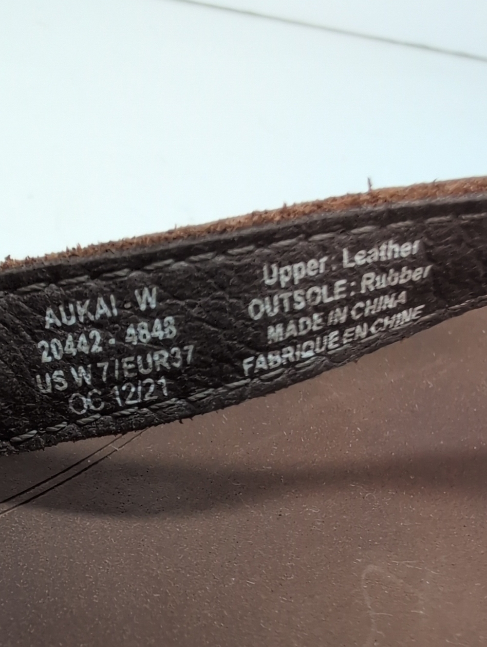 Olukai Aukai beach flip flop brown leather sandal women's size 7 EU 37 - Picture 14 of 14